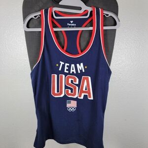 Fanatics Team USA Navy Women's Tank Top Size S